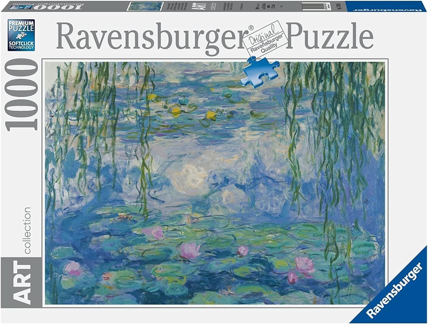 Detalle de Ravensburger Puzzle Arte Monet 1000 pezzi 70×50 cm 🧩