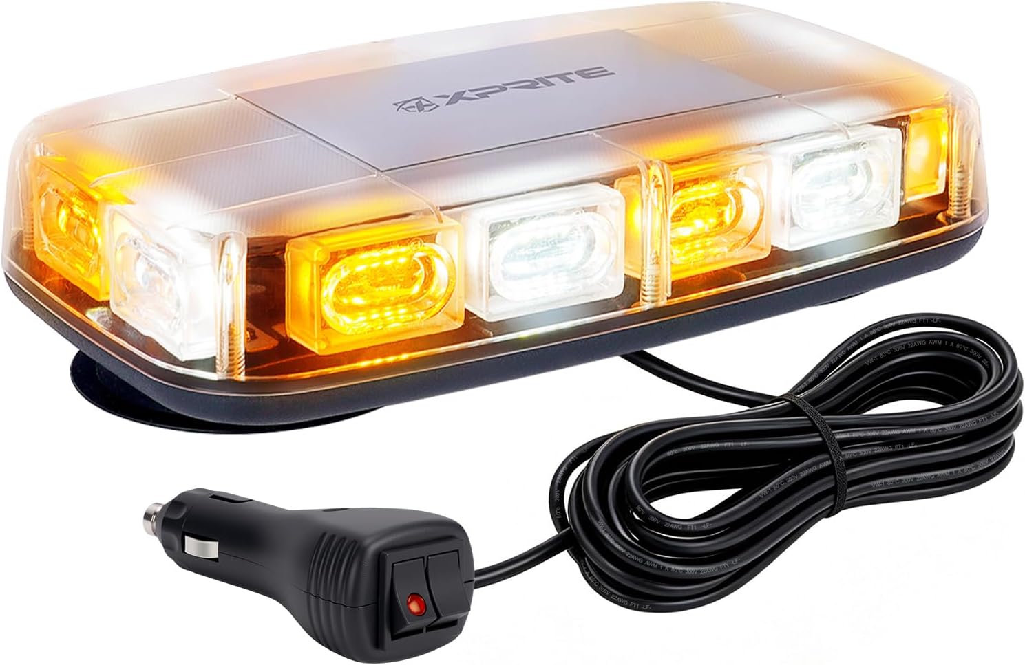 Xprite Upgraded 12" 72LED Rooftop Mini Strobe Light