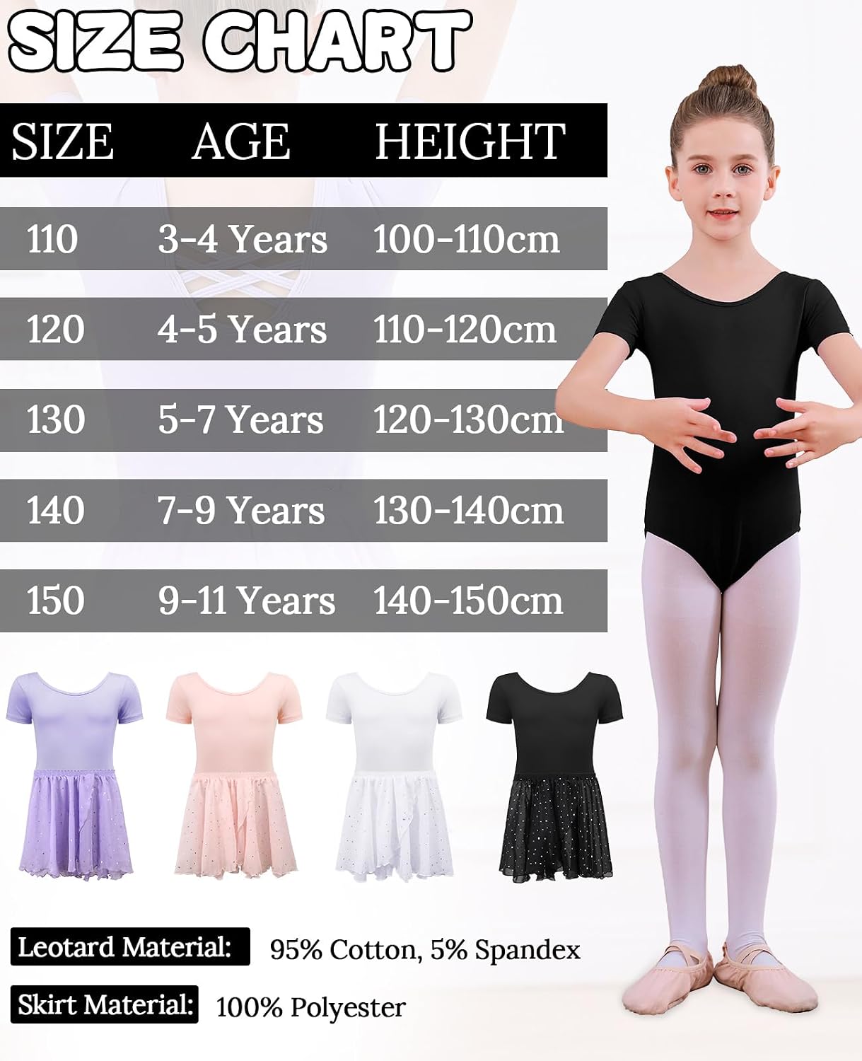 Thumbnail 4 de MYSSUCI ballet dress 2 in 1 leotard