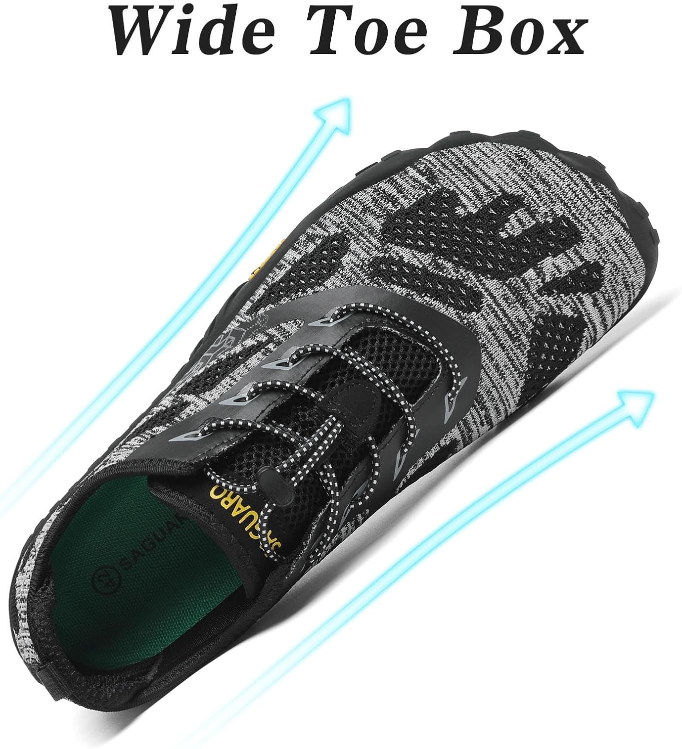 Detalle de SAGUARO Scarpe Barefoot Minimaliste Uomo Donna – Multisport, Comfort e Leggerezza