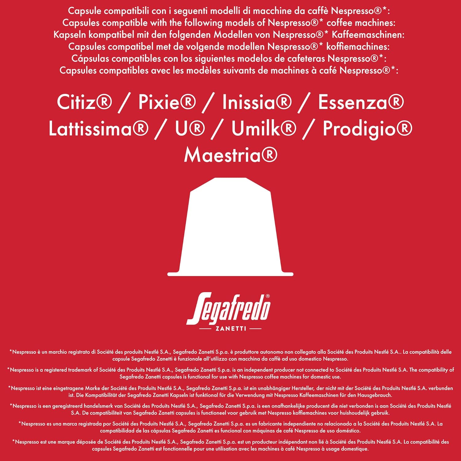 Thumbnail 6 de Segafredo Zanetti Cápsulas de Café Descafeinado ☕️ Nespresso