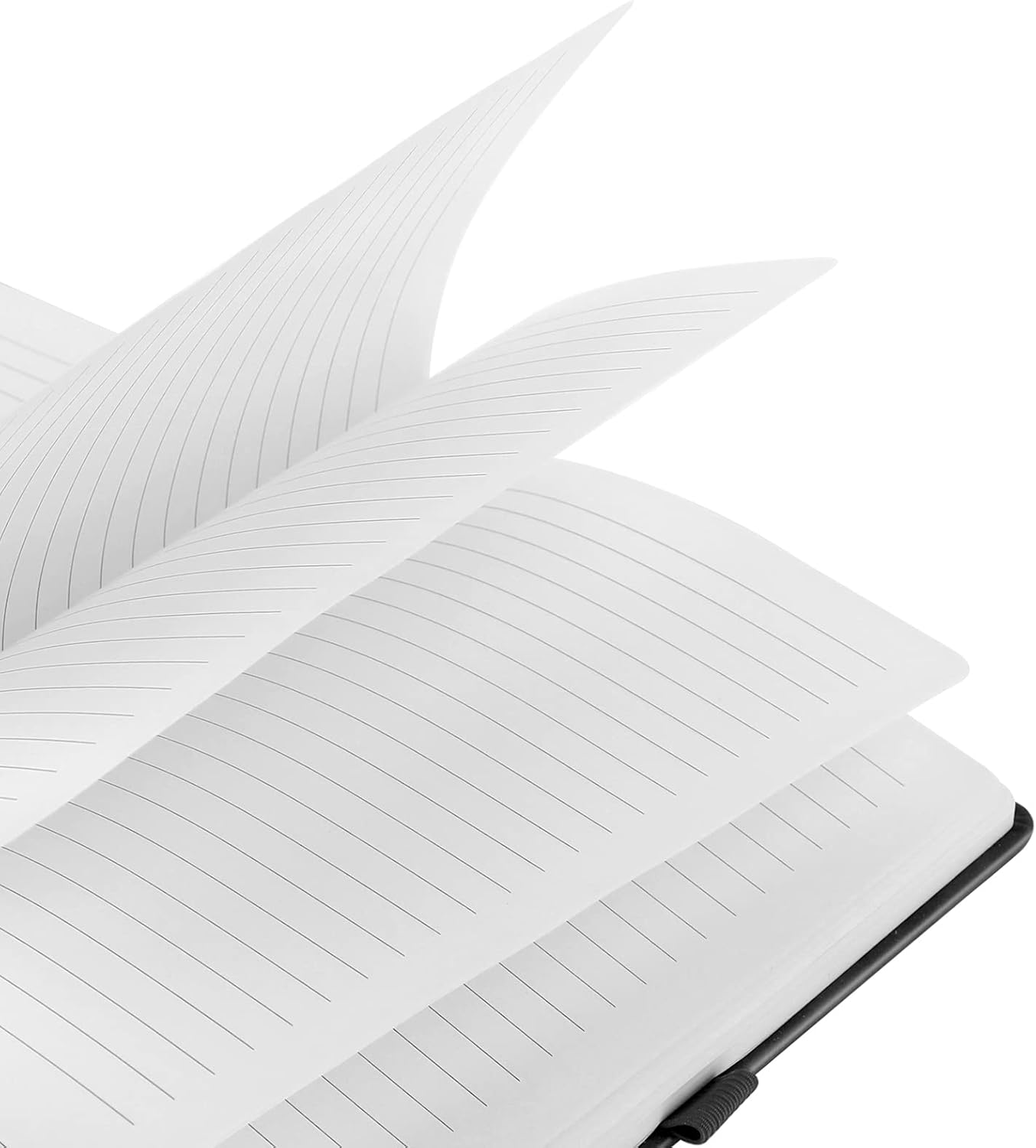 Thumbnail 4 de HIJYOO A5 3-Pack Hardback Journal Notebooks (Black/Blue/Green) with 80gsm Lined Pages
