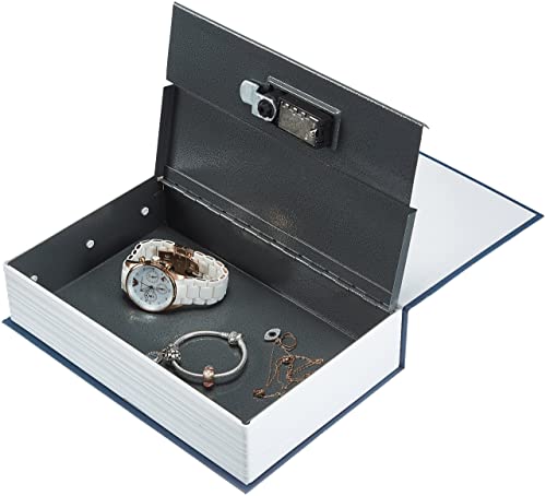Thumbnail 5 de Amazon Basics Caja de seguridad en forma de libro Grande azul