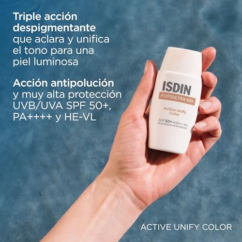 Thumbnail 3 de ISDIN Fotoultra 100 Active Unify Color SPF 50+ 50 ml
