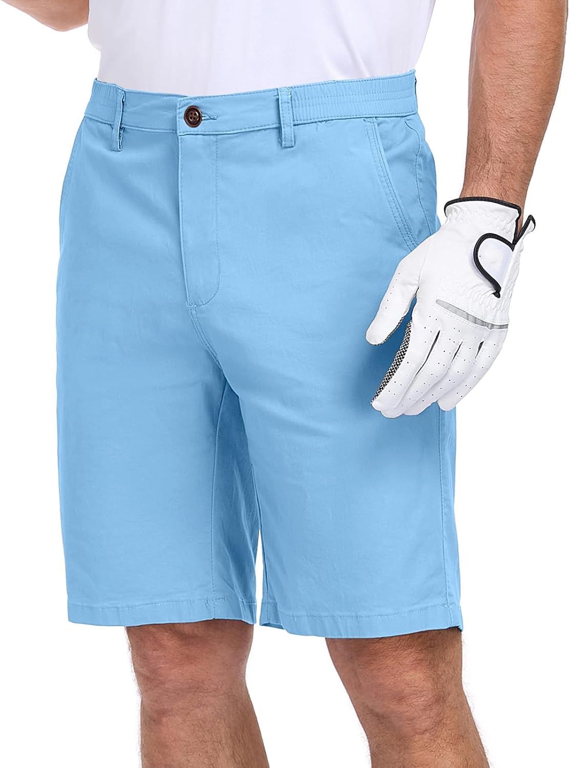 Thumbnail 3 de HOTIAN Herren-Shorts aus Baumwolle für den Sommer – Bermuda-Style mit elastischem Bund und 4 Taschen