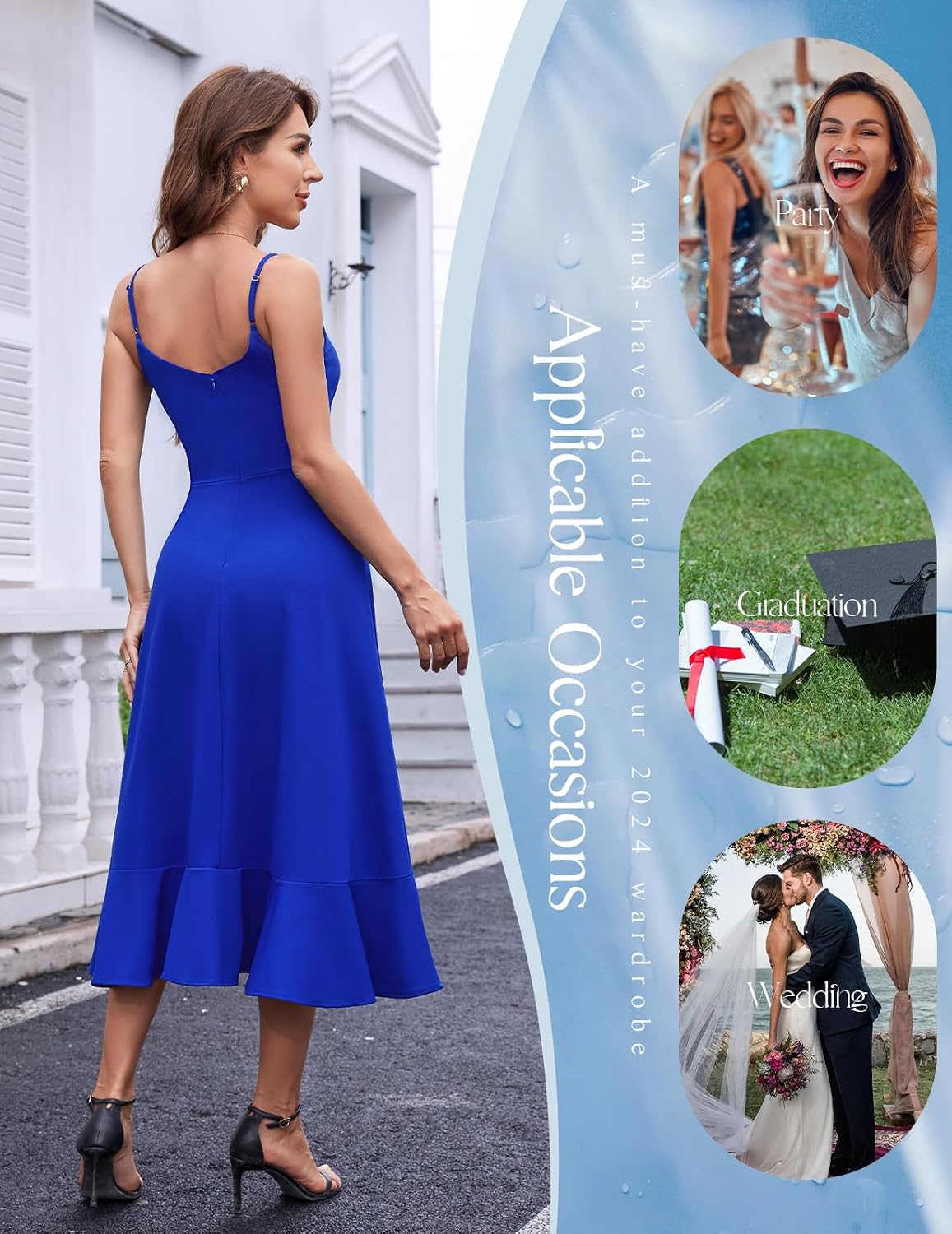 Thumbnail 4 de DRESSTELLS Cocktailkleid Damen Festlich
