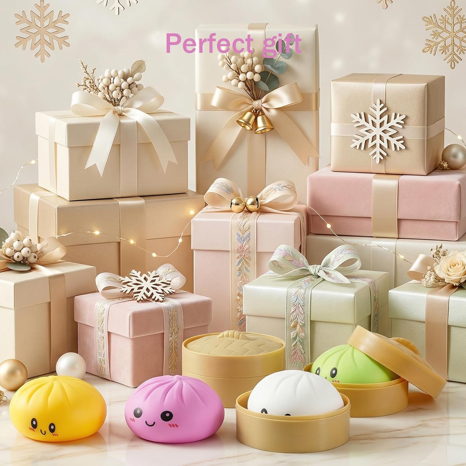 Detalle de Bolas de masa hervida Squishies: Mystery Glitter Dumplings for Sensory Play