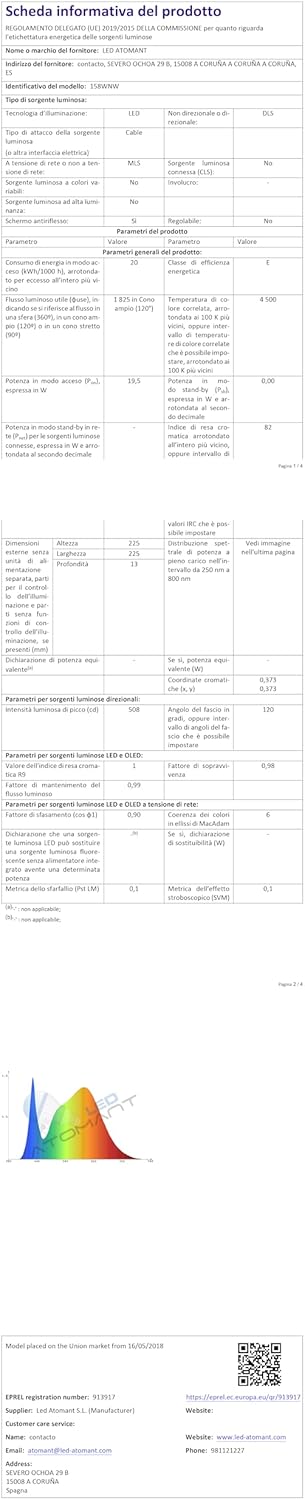 Thumbnail 14 de LED ATOMANT Pack 4x Downlight LED Extraplano Redondo 💡