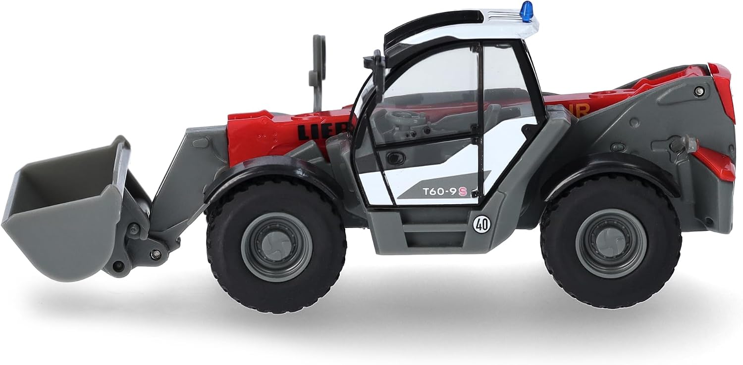 Thumbnail 3 de Herpa Liebherr Teleskoplader T60-9S „Feuerwehr” – model w skali 1:87