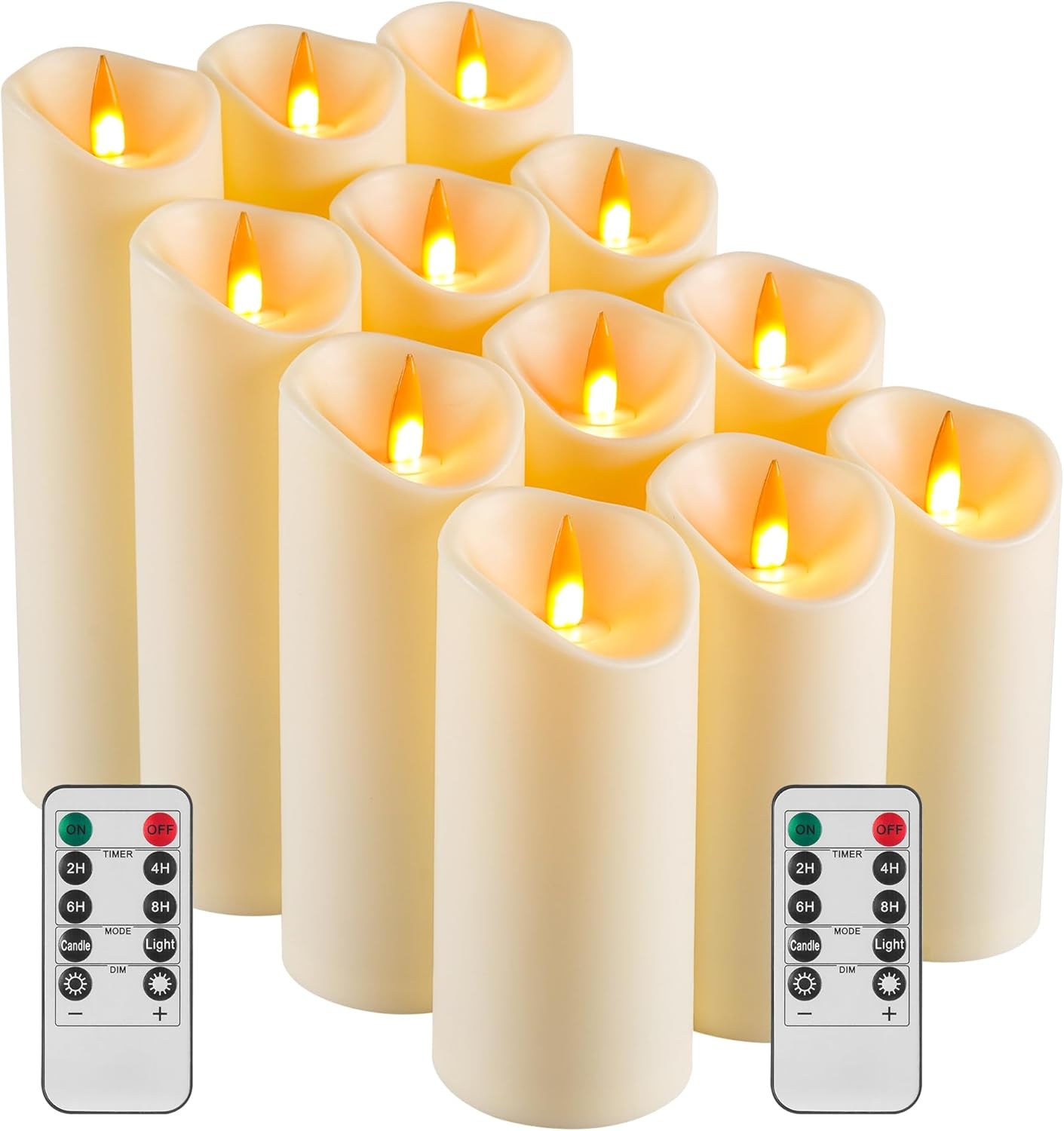 Da by Velas LED, 12 velas LED para exterior 🕯