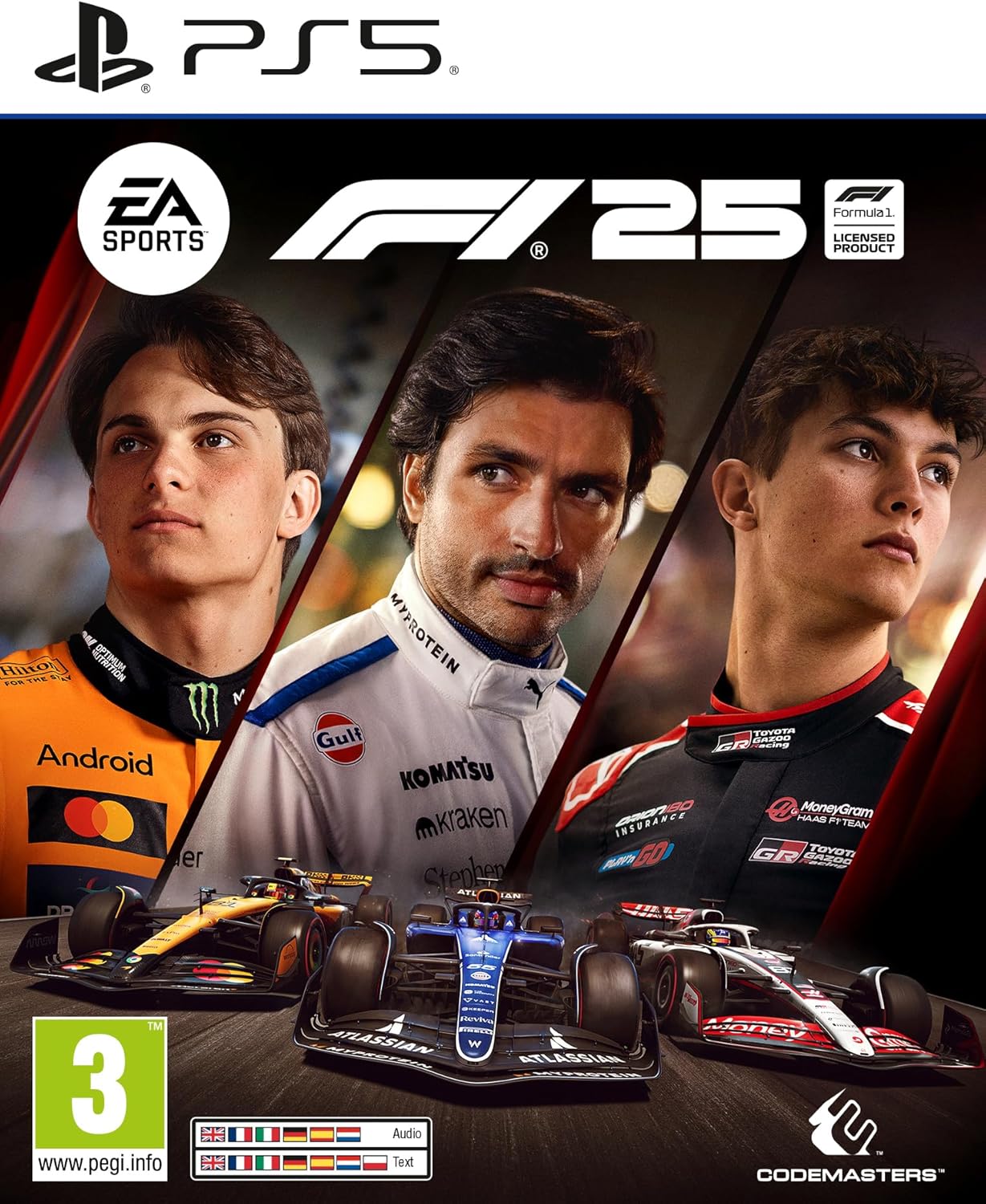 Detalle de F1 25 Standard Edition PS5 racing game