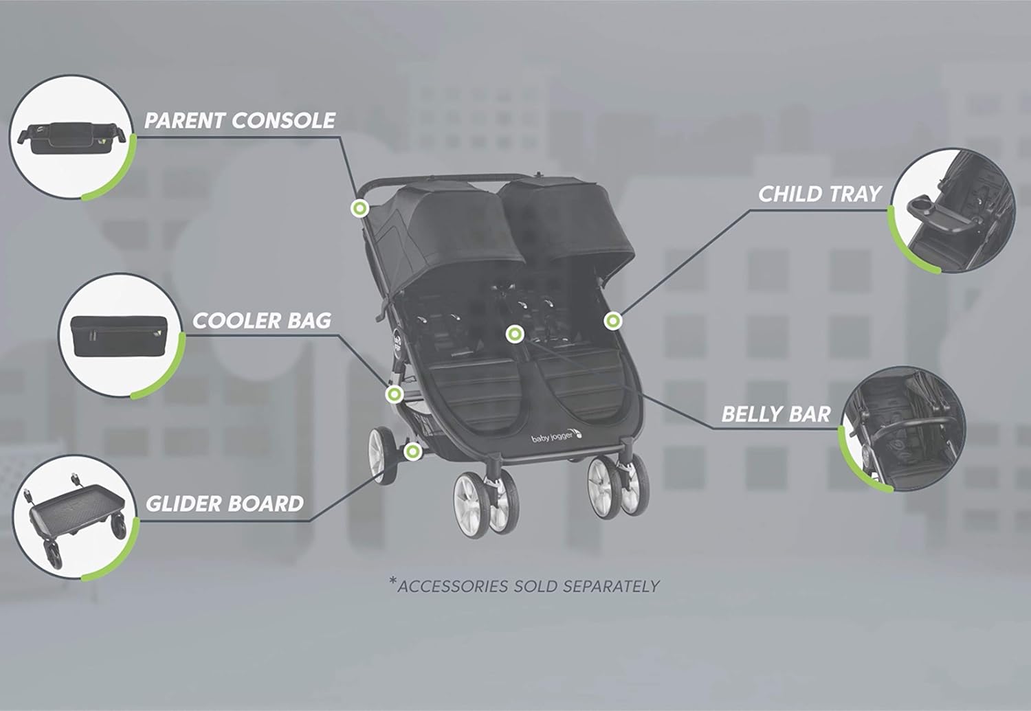 Thumbnail 3 de Baby Jogger Weather Shield for GT2 Double
