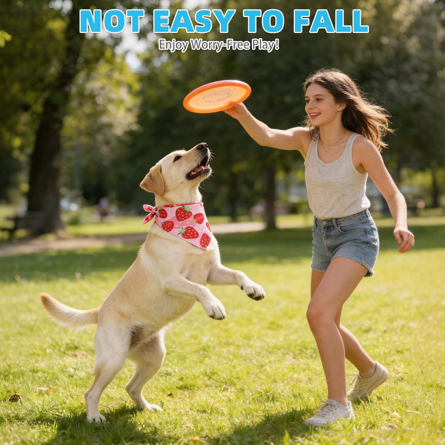 Detalle de KOOLTAIL Dog Cooling Bandana Set (4 Packs) – Instant Summer Relief for Pets