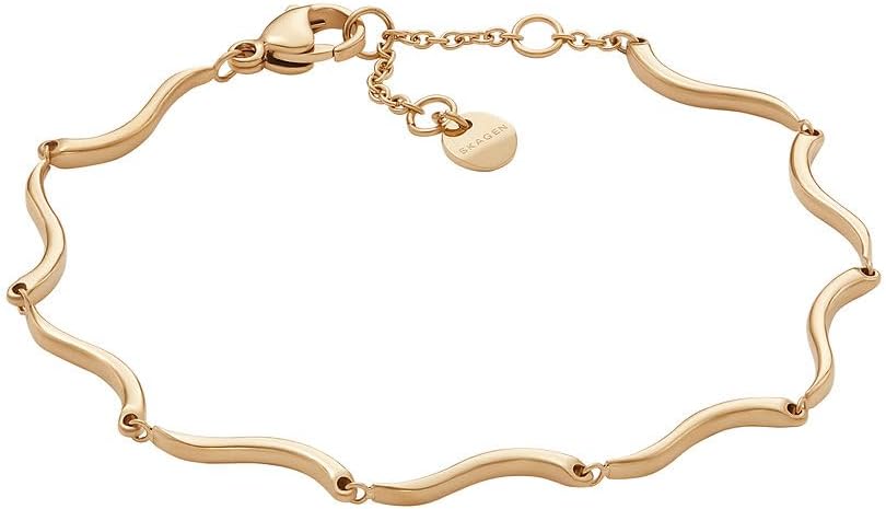 Thumbnail 5 de Skagen Damenarmband aus Edelstahl – goldfarben, poliert, mit Karabinerverschluss