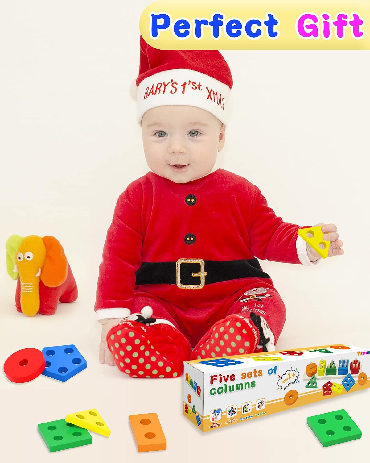 Thumbnail 6 de Yetonamr Montessori Wooden Sensory Toy for Ages 2 🎲