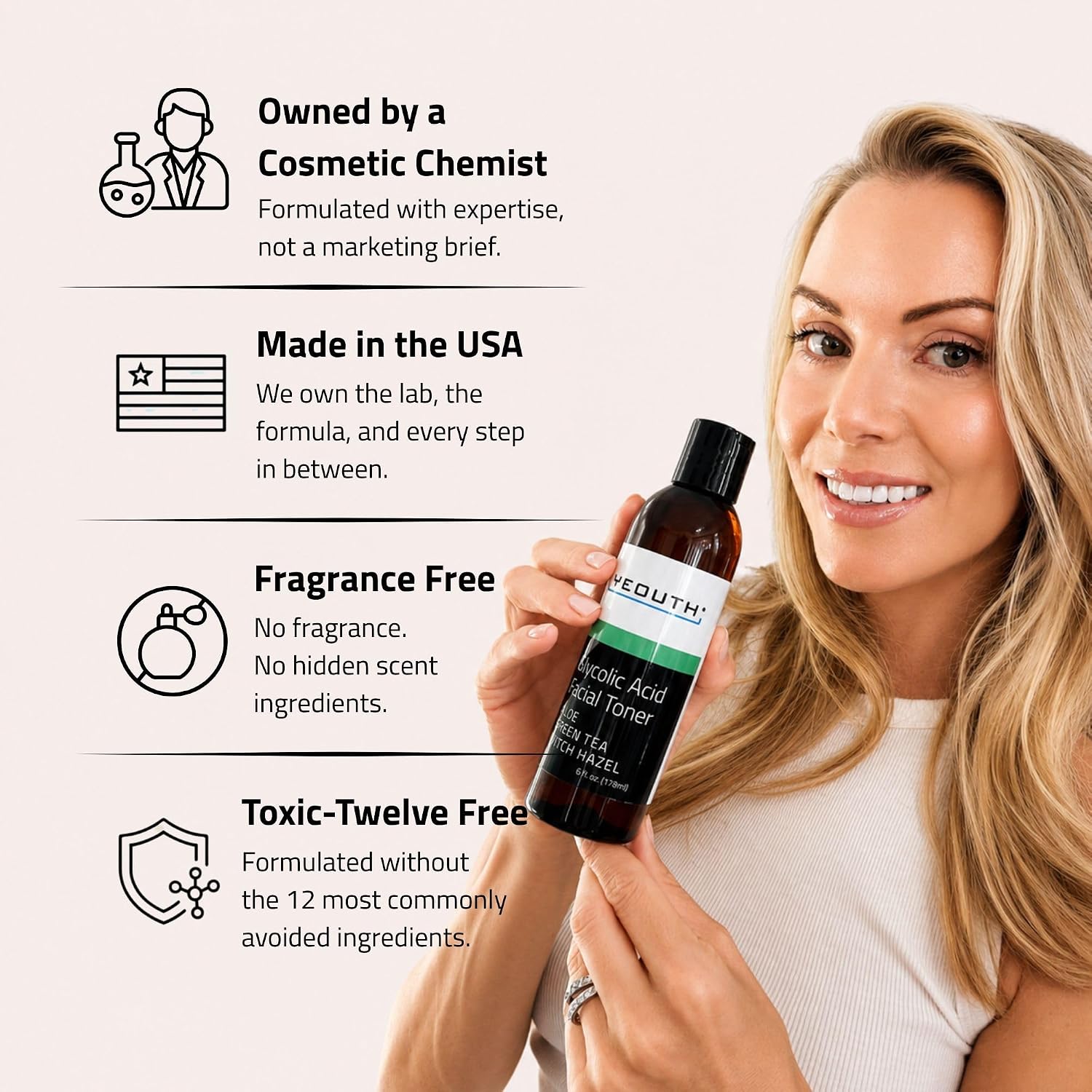 Detalle 2 de YEOUTH Glycolic Acid Toner 6 oz