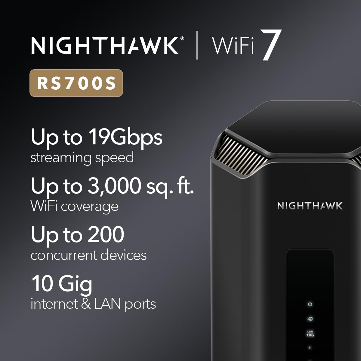 Thumbnail 1 de NETGEAR RS700S WiFi 7 Router 19 Gbps