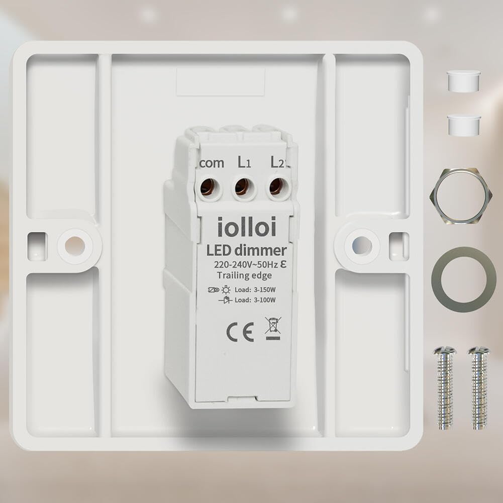 Thumbnail 1 de iolloi LED Dimmer Switch 3-100W
