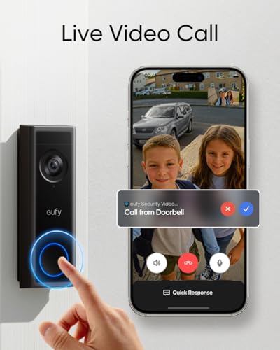 Thumbnail 2 de eufy Security Video Doorbell Camera Wireless C31 with Chime — 2K FHD