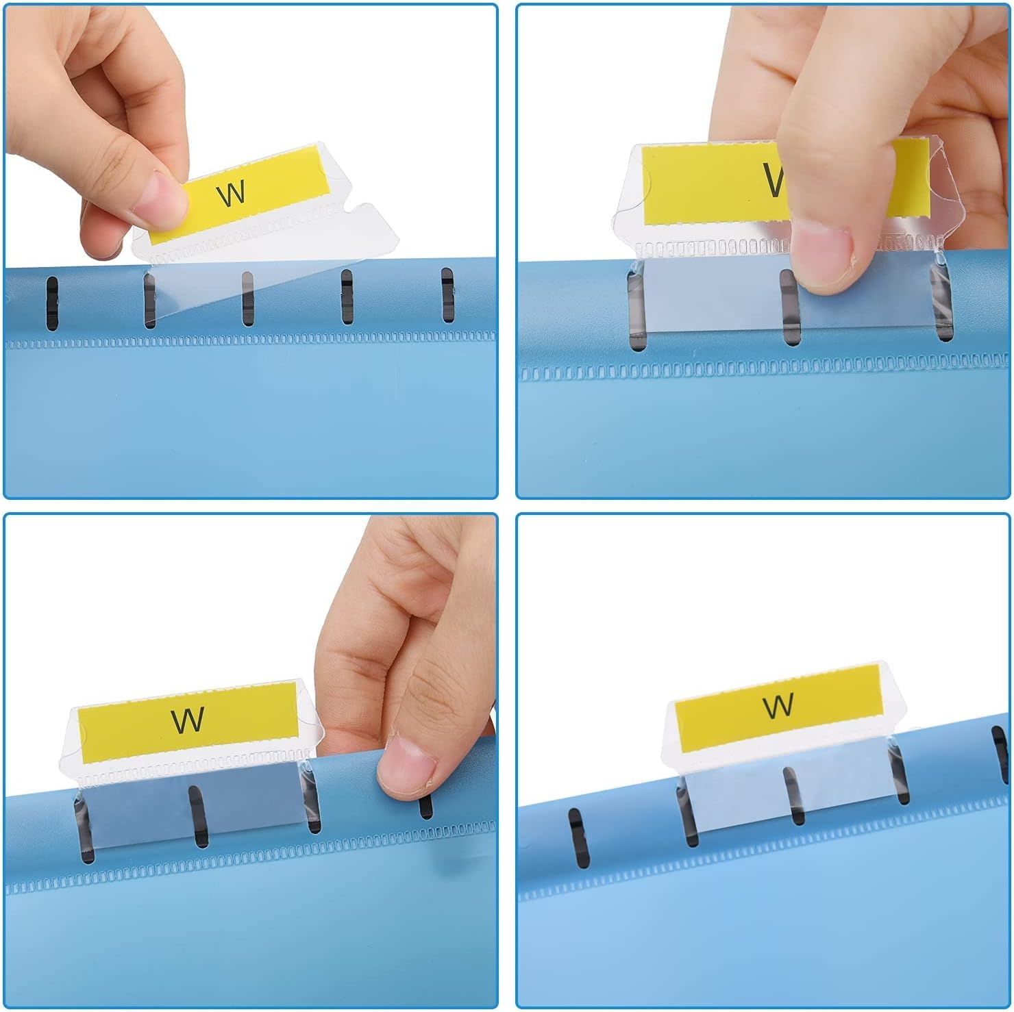Detalle de MerryNine Foolscap Suspension Files – 15-Pack for Office & School Organisation