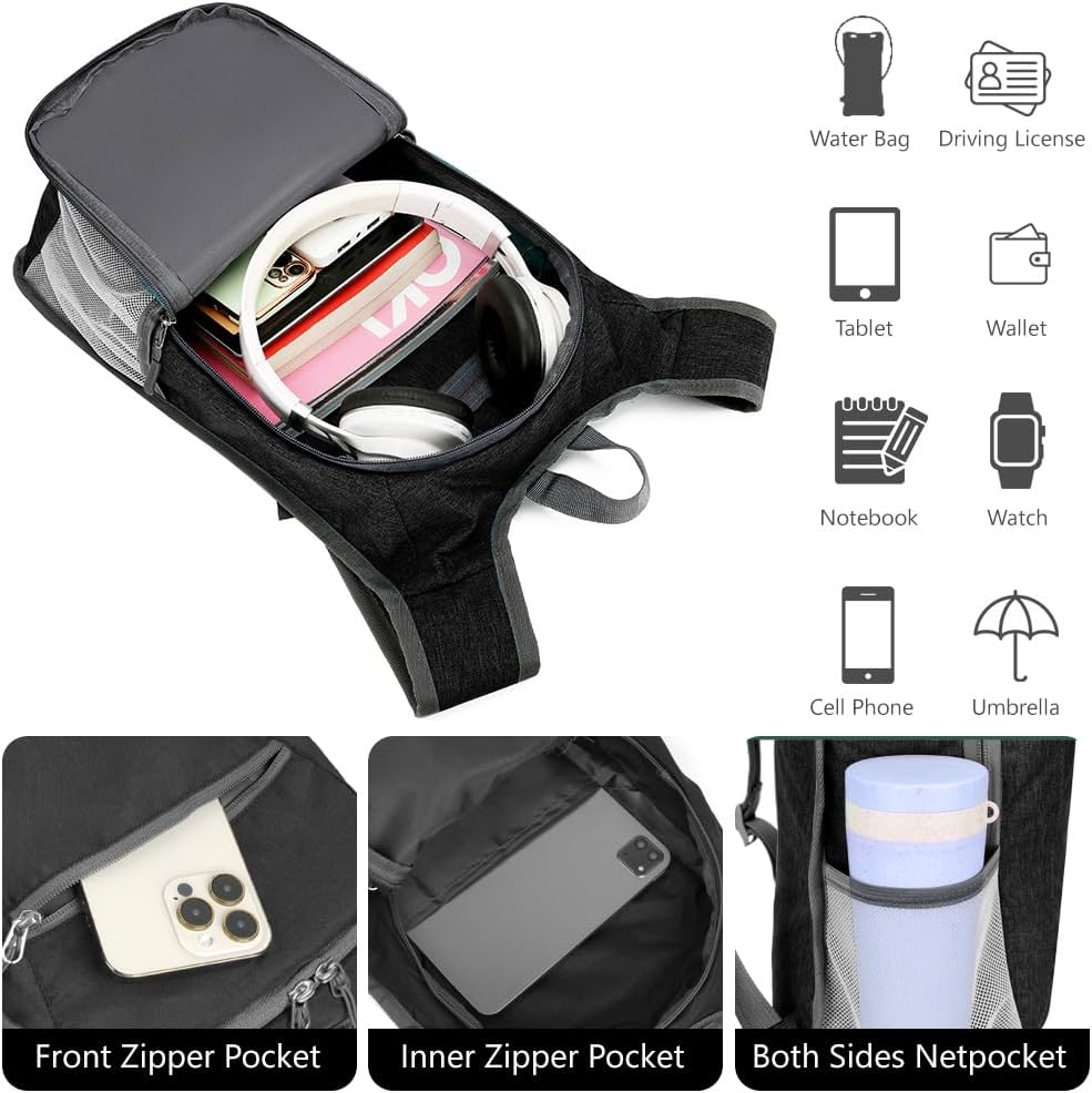 Detalle de flintronic Foldable Backpack 16L packable rucksack