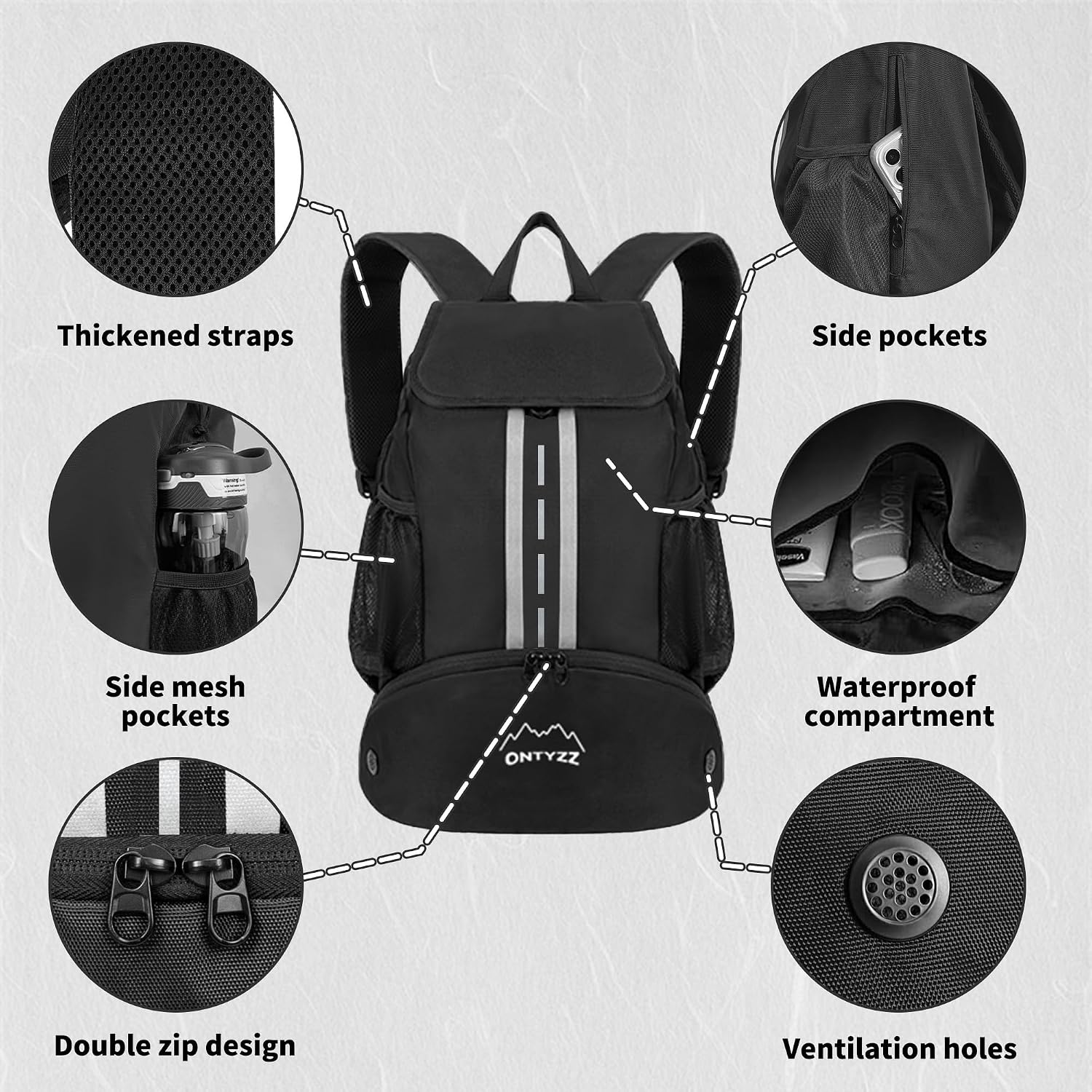 Thumbnail 3 de ONTYZZ Football Bag Drawstring Backpack