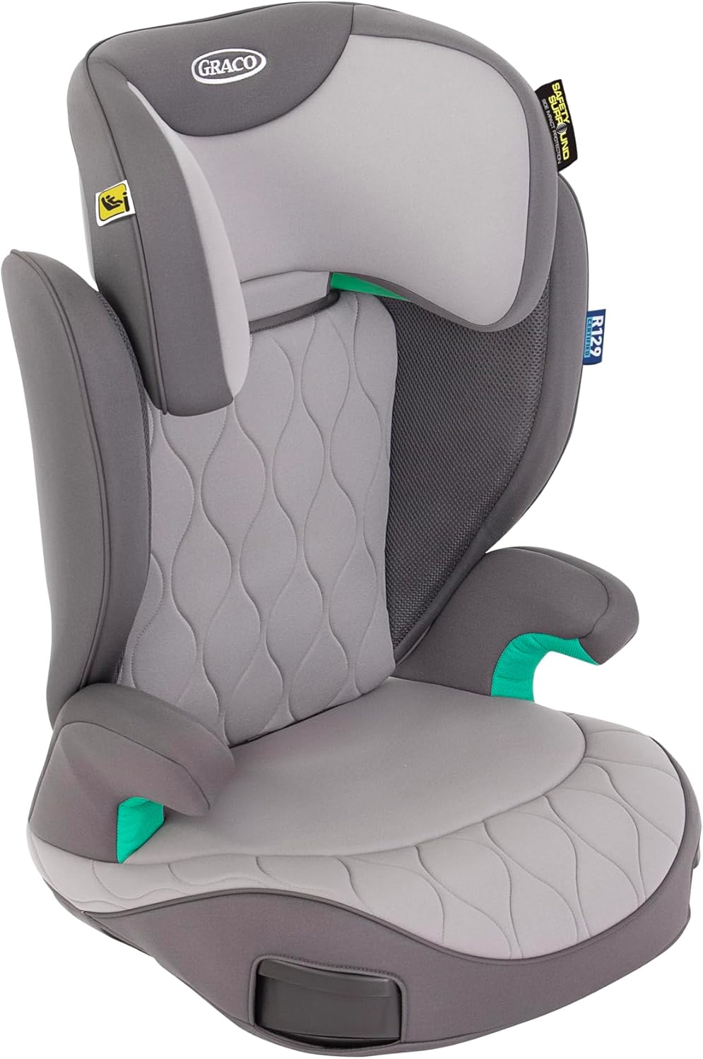 Detalle de Graco Affix i-Size R129 Rialzo con schienale alto ISOFIX – 100–150 cm, colore Iron