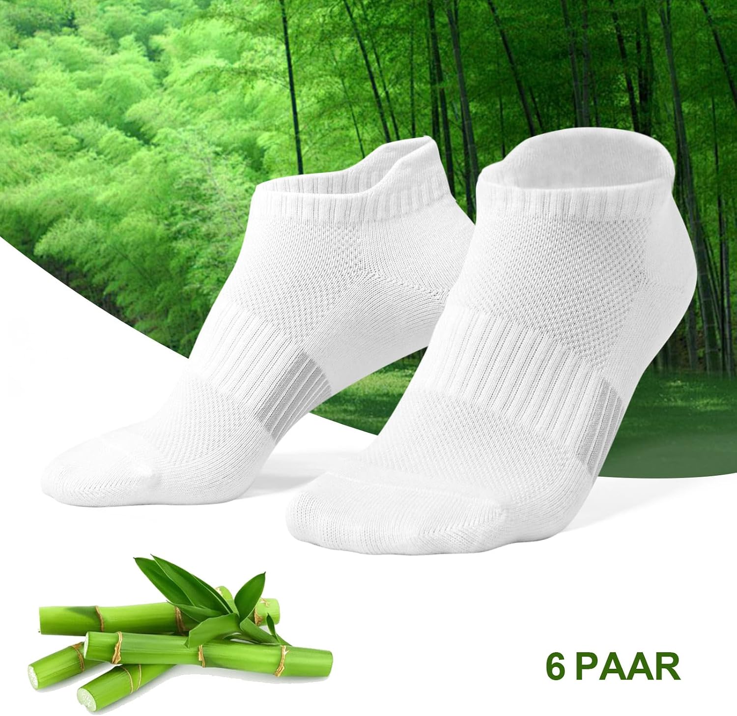 Thumbnail 3 de Blu Ninfee Bambus Sneaker Socken Damen 39–42