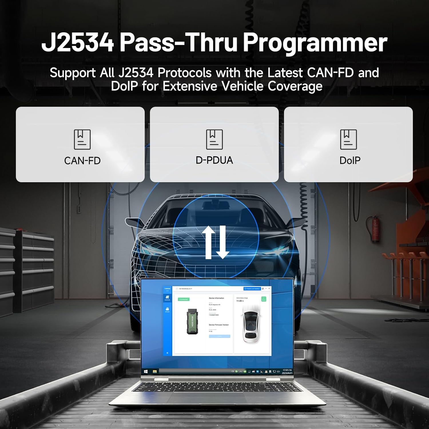 Thumbnail 2 de TOPDON RLink J2534 programmer for Pass-Thru