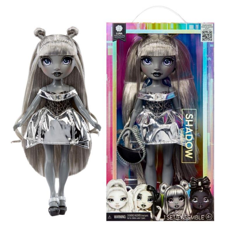 Detalle de MGA Entertainment Shadow High Luna, muñeca articulada de 28 cm con pelo largo
