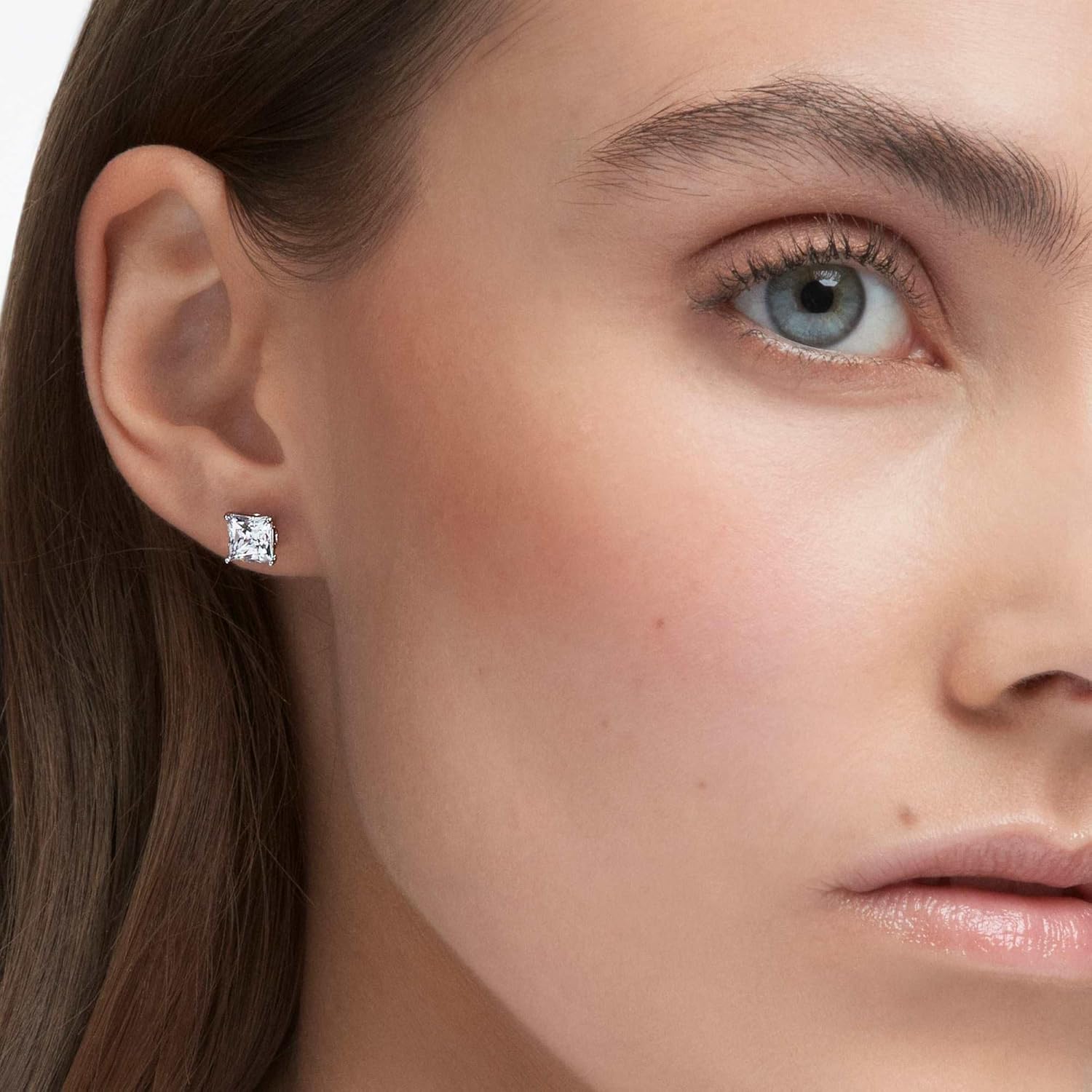 Thumbnail 4 de Swarovski Stilla Attract Ohrstecker Weiß