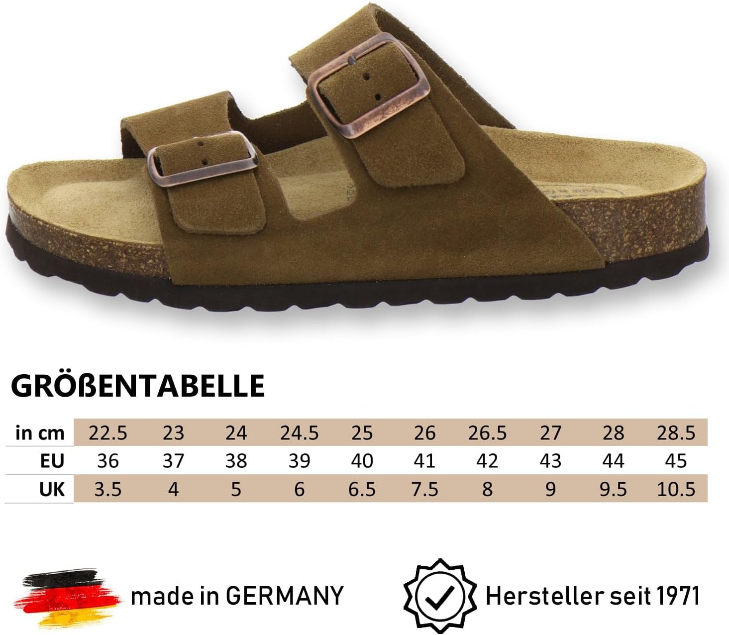 Thumbnail 2 de AFS-Schuhe 2100 – Modische Damen-Pantoletten aus Echtleder, Made in Germany