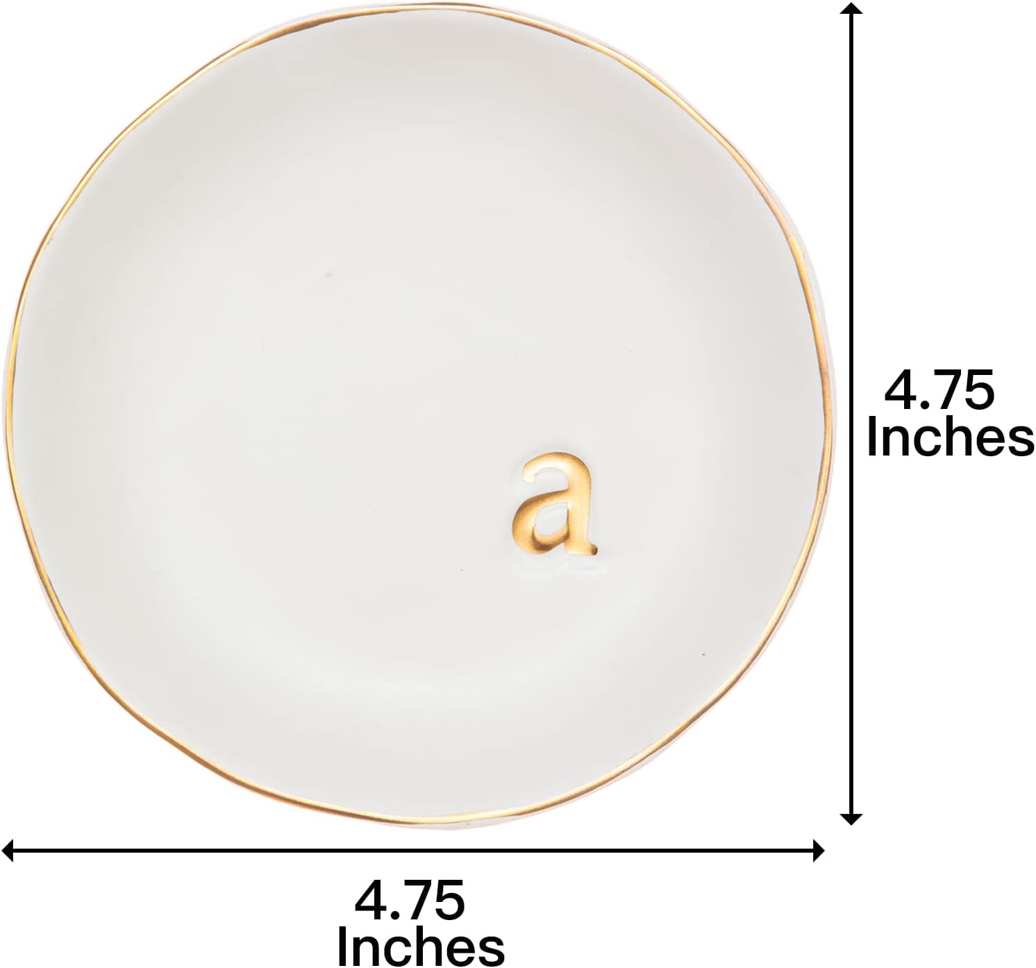 Detalle 2 de COLLECTIVE HOME Ceramic Jewelry Tray 4.75"