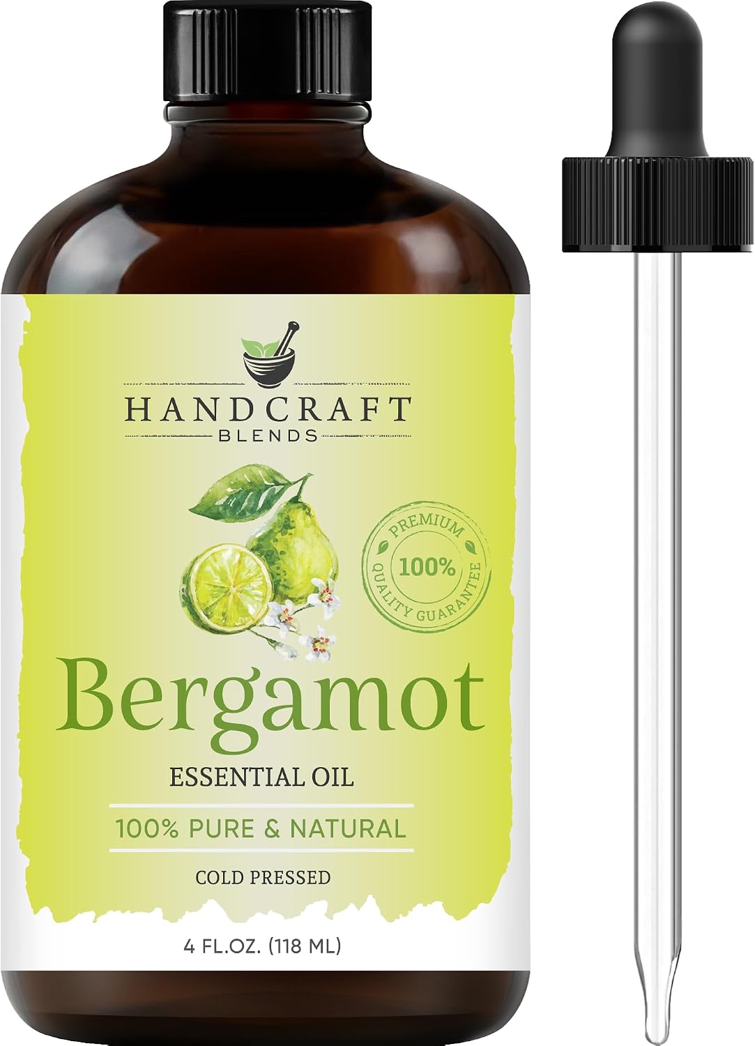 Imagen de Handcraft Blends Bergamot Essential Oil, 4 fl oz en OfertitasTOP