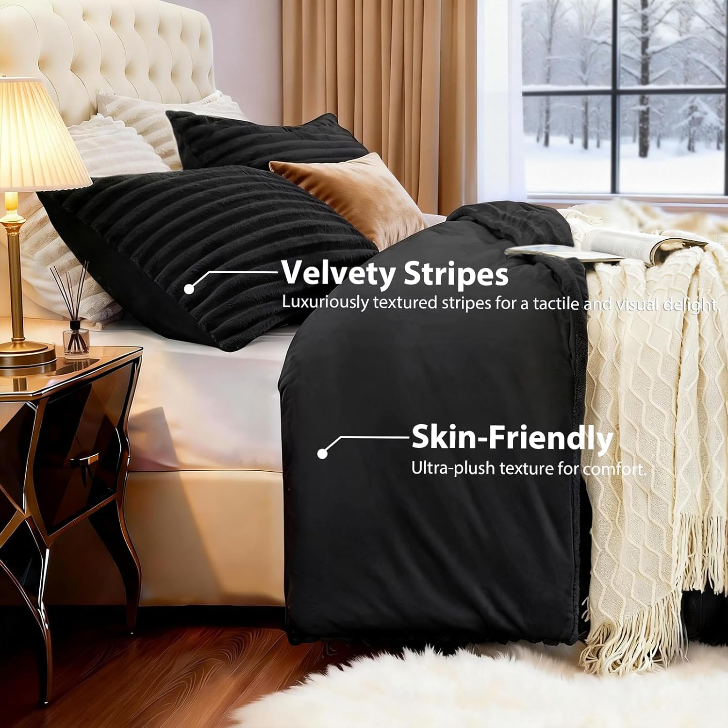 Thumbnail 4 de EXQ Home Fluffy Comforter Queen