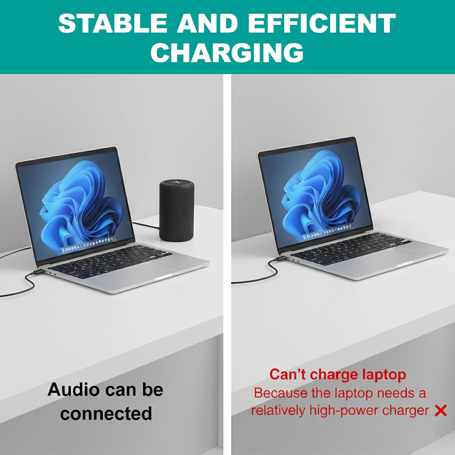 Thumbnail 3 de 1M USB to DC 5V Power Cord with 10 Connector Tips for Mini Projectors and More