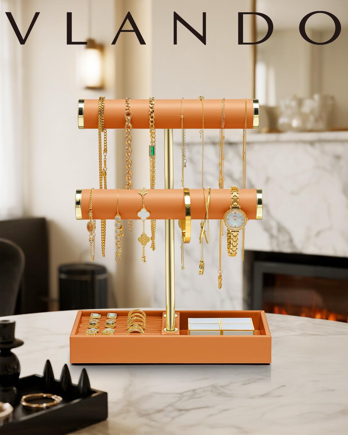 Thumbnail 6 de VLANDO Jewelry Organizer, 2-Tier