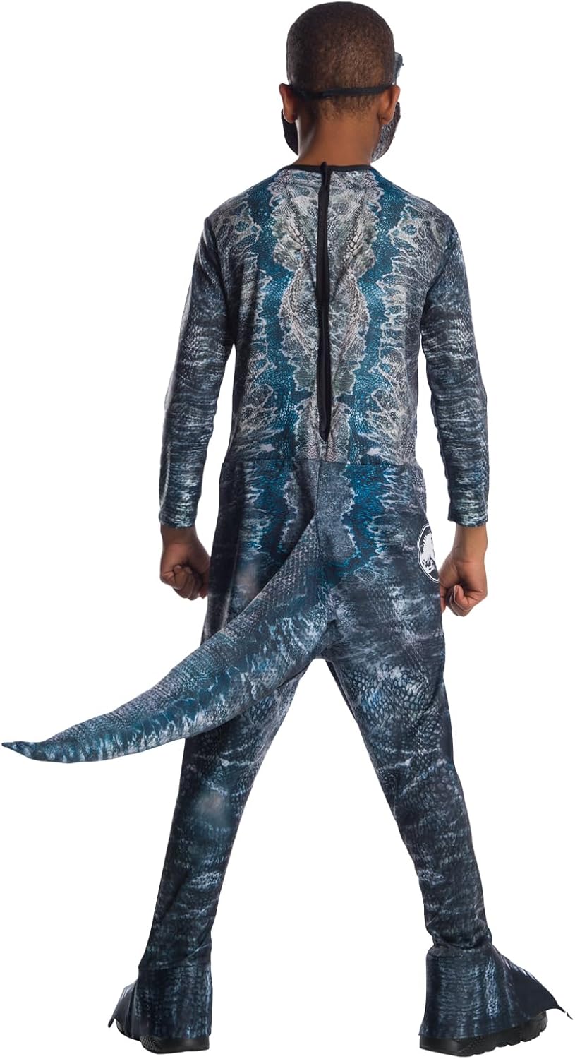 Detalle de Rubie's Velociraptor Blue Kids Costume 3-12 yrs