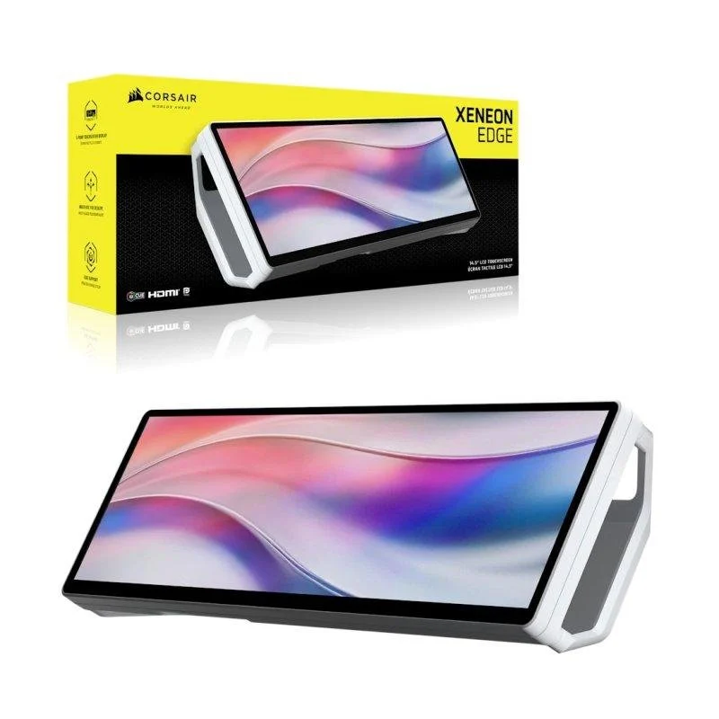 Detalle 2 de Pantalla Corsair XENEON EDGE 14,5" LCD táctil — buena versatilidad para streaming y control en escritorio