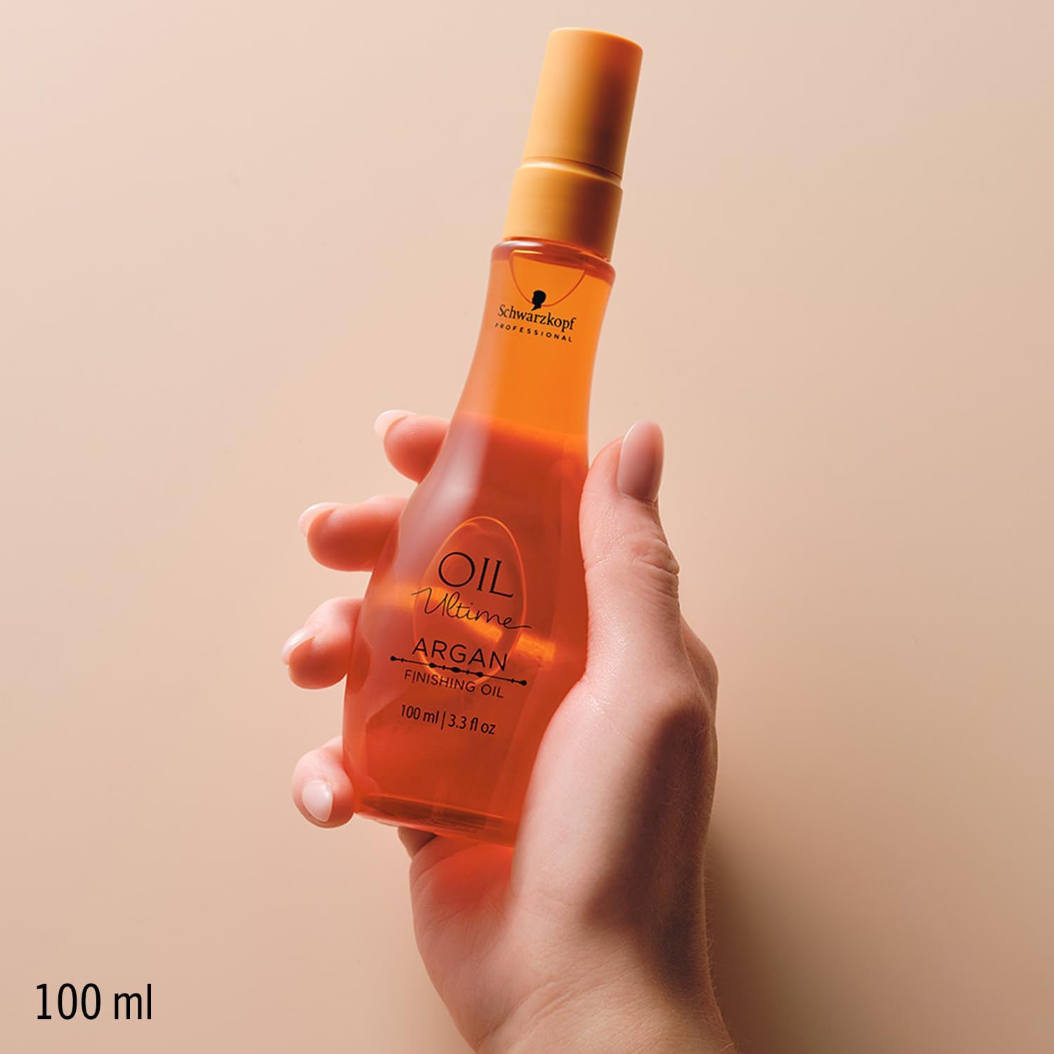 Detalle de Schwarzkopf Professional Oil Ultime Argan Finishing Oil – Olio per Capelli Normali e Spessi, 100 ml