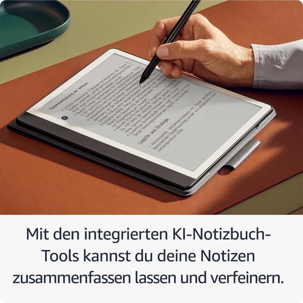 Detalle de Amazon Kindle Scribe (16 GB) – Tablet zum Schreiben & Lesen mit Notizbuch-Integration, Anthrazit