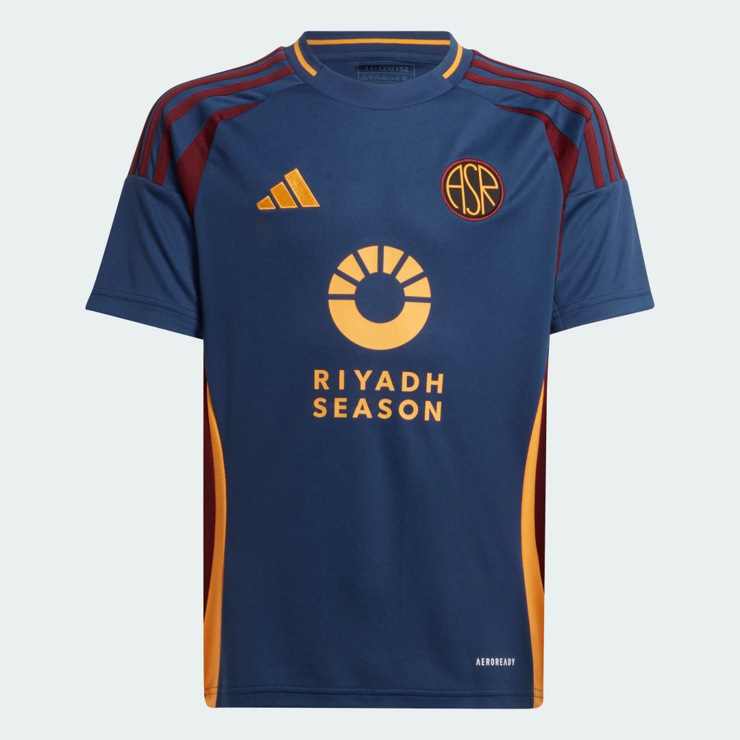 Detalle de Camiseta tercera equipación AS Roma 24/25 (Adolescentes) – Adidas