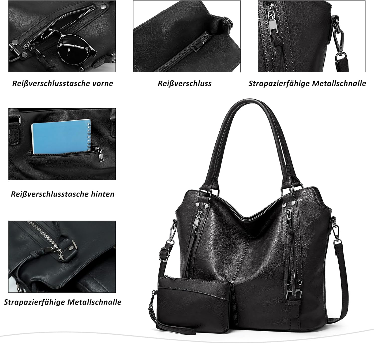 Thumbnail 5 de TANTOMI Handtasche Damen 32x44x16 cm