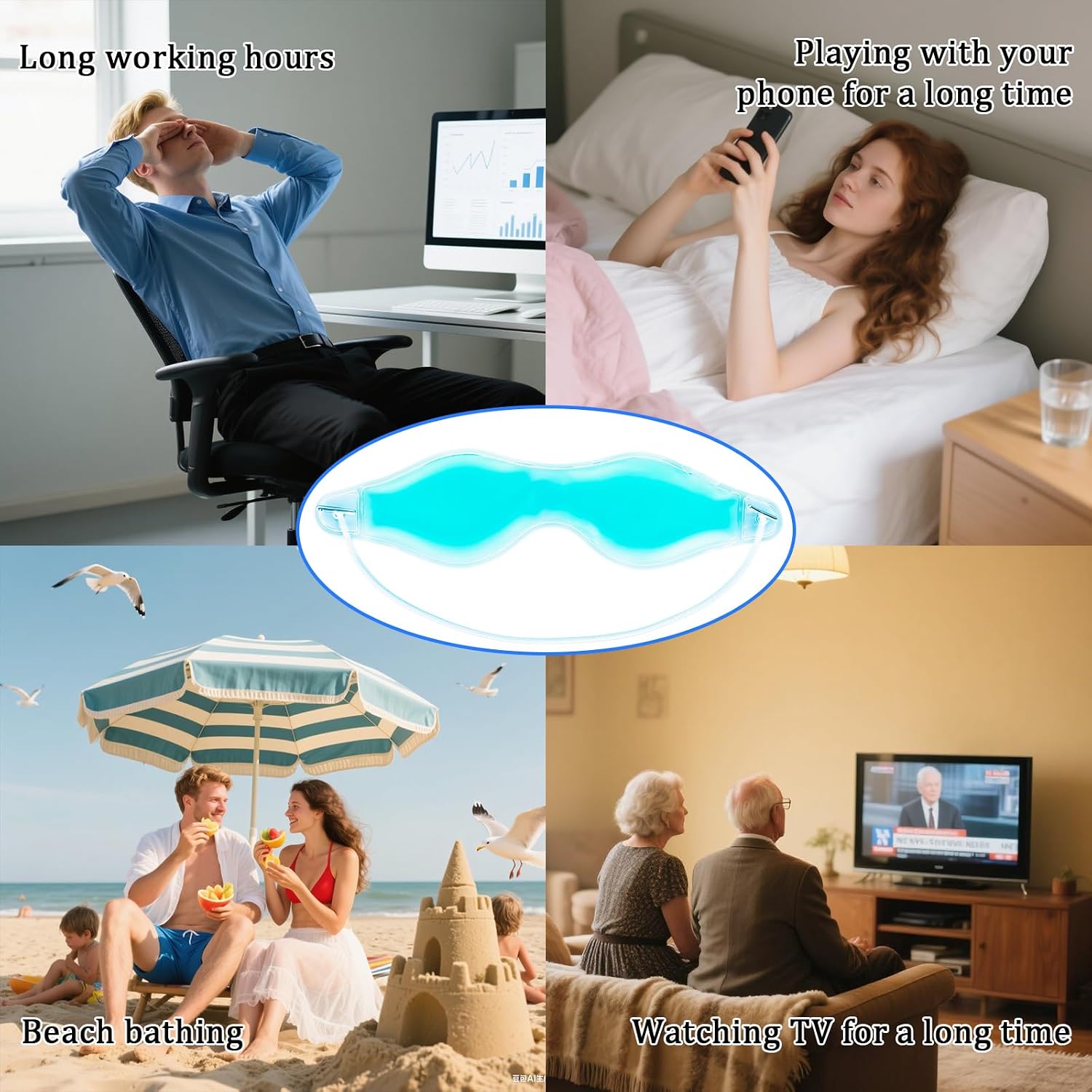 Thumbnail 6 de Cooling Gel Eye Mask 2 Pack