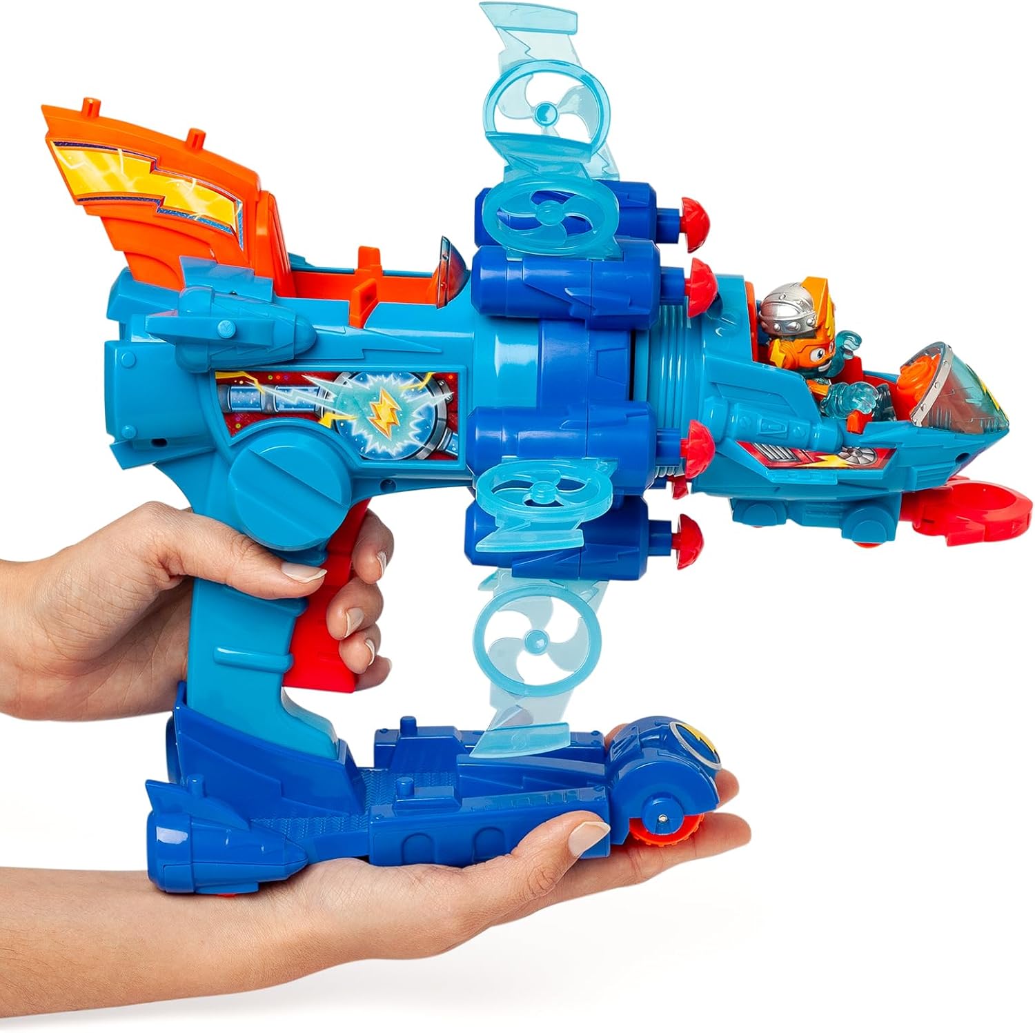 Detalle 2 de SUPERTHINGS KAZOOM Power Blaster Jet 6 proyectiles 🚀