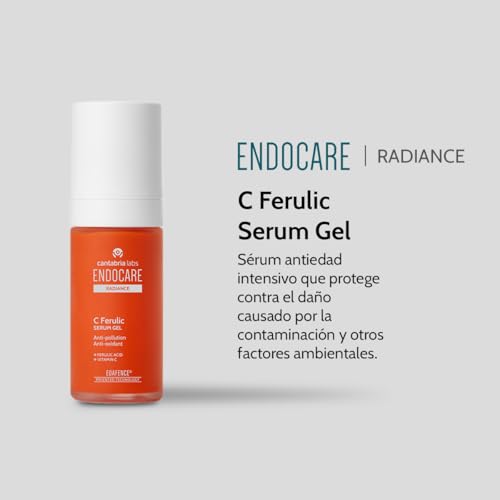 Detalle 2 de Cantabria Labs Endocare Radiance C Ferulic Serum Gel 30 ml: antipolución, antioxidante e iluminador