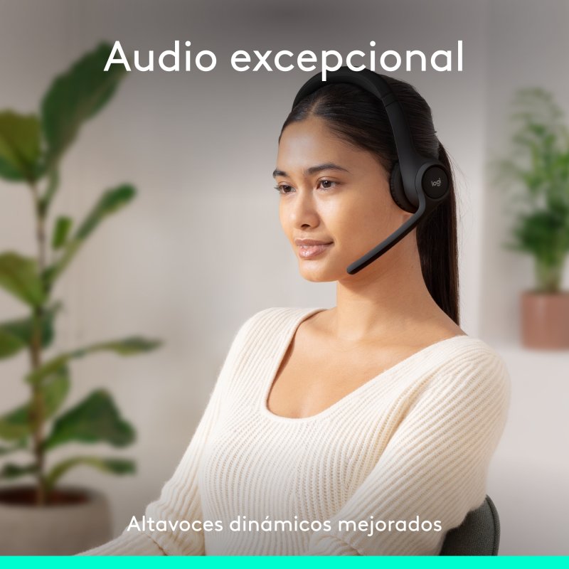 Detalle 2 de Logitech Zone 300 Auriculares inalámbricos Bluetooth con micrófono