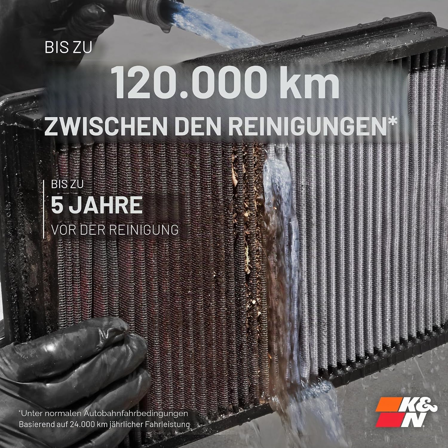 Thumbnail 4 de K&N 33-2273 Motorluftfilter mit 50.000 Meilen