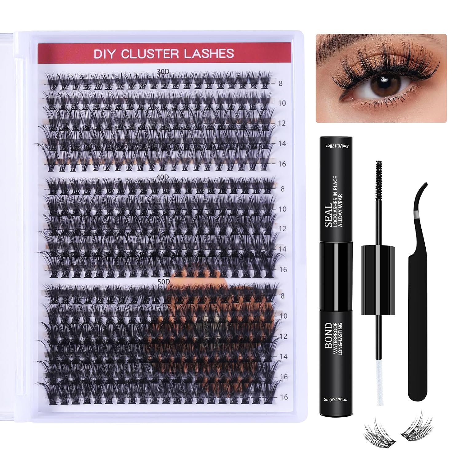 Detalle de DIY Wimpernverlängerung Kit 320 Pcs