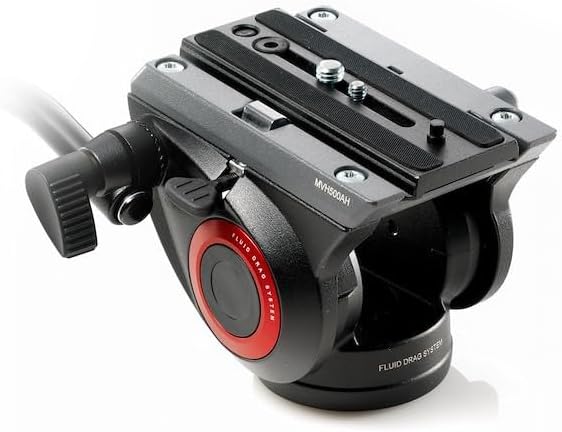 Detalle de Manfrotto MVH500AH Rotule Vidéo Noir Mini Pro avec Plaque de Base